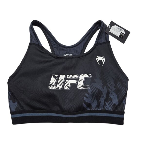 UFC Other - UFC Venum Sports Bra Womens Small Black Racerback Removal Pads Workout Top New